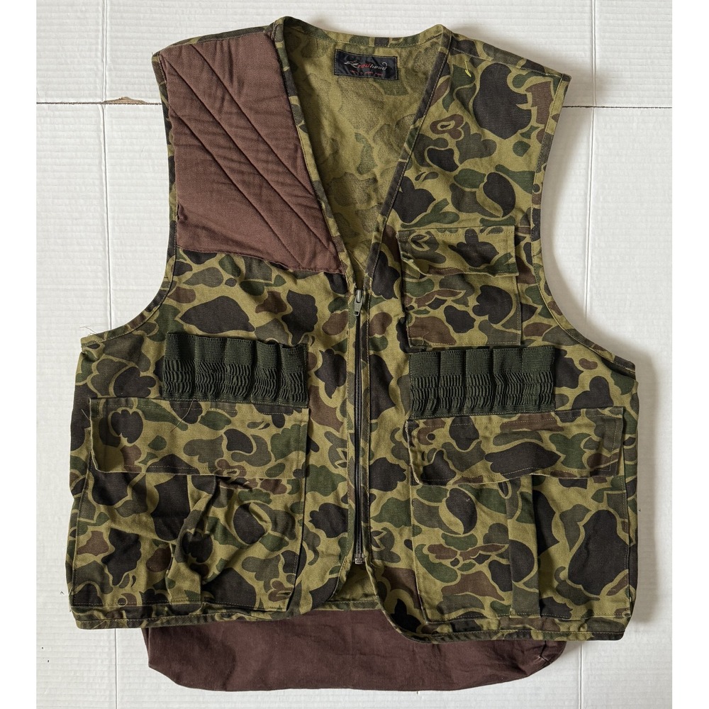REDHEAD‎ - Men's VINTAGE Goose Duck Camo Hunting Vest - Size Large